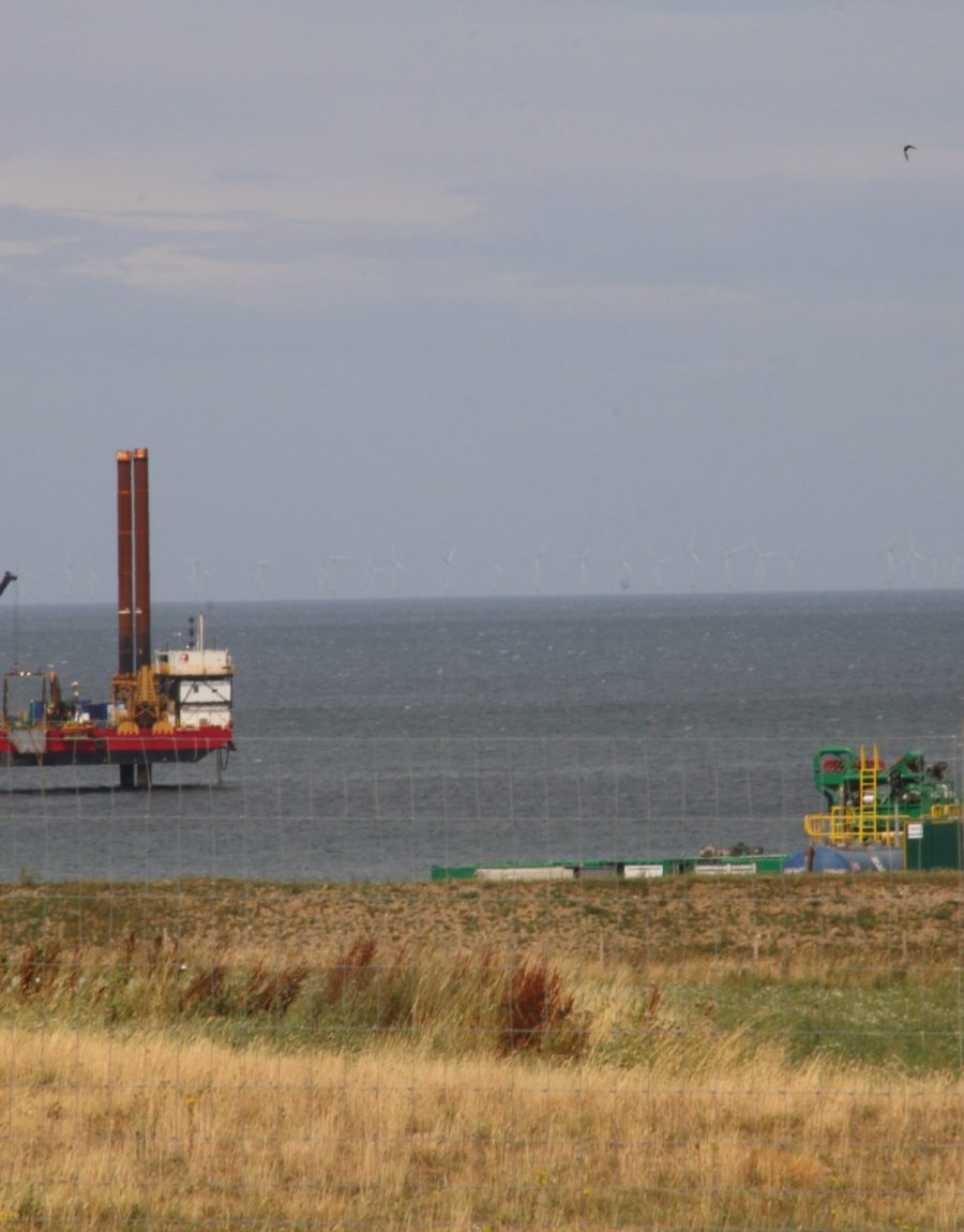 A laid cable's minimal physical footprint on the seafloor
